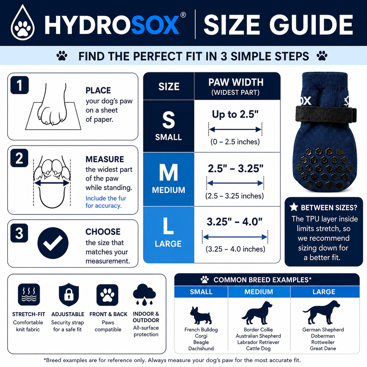 HYDROSOX Paw Care Kit | Moisture Proof Dog Socks + Paw Balm