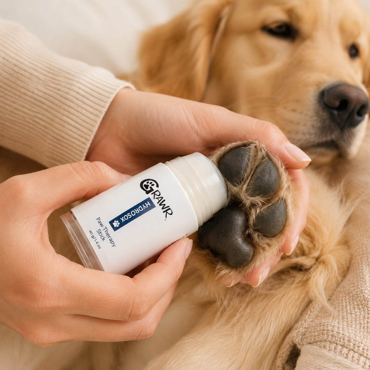 HYDROSOX Paw Care Kit | Moisture Proof Dog Socks + Paw Balm photo 4